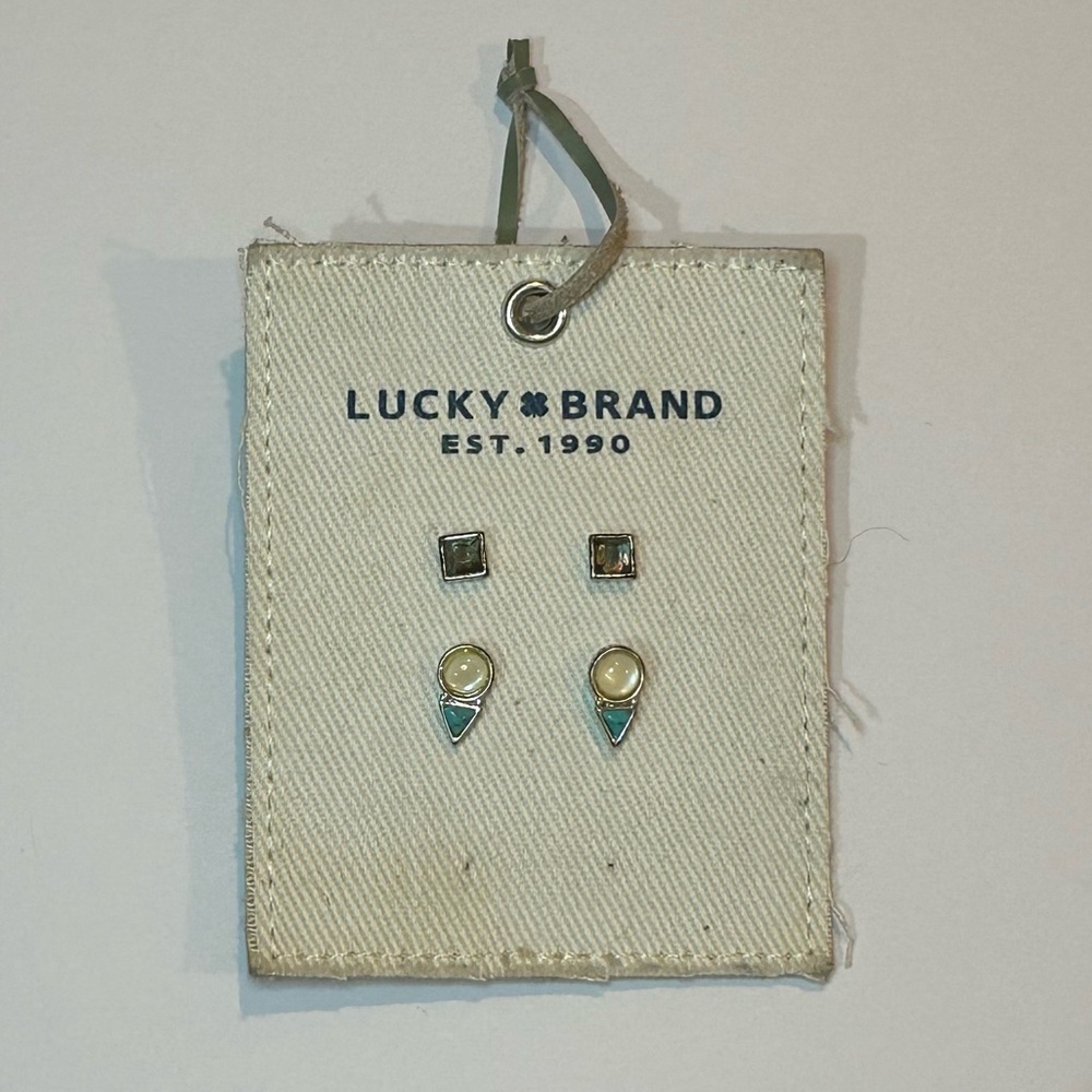 NWT Vintage Lucky Brand Stud Earring Set